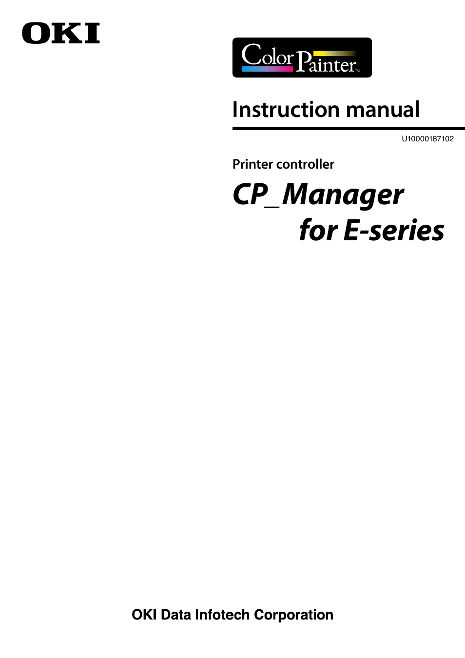 Oki ColorPainter E-64s User Manual | 43 pages