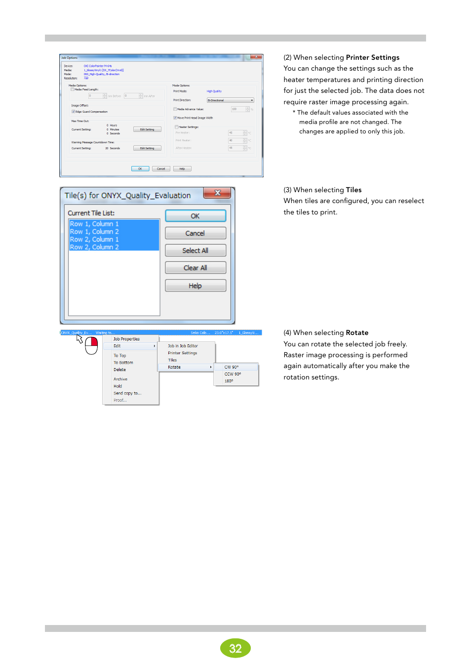 Oki ColorPainter E-64s User Manual | Page 32 / 146