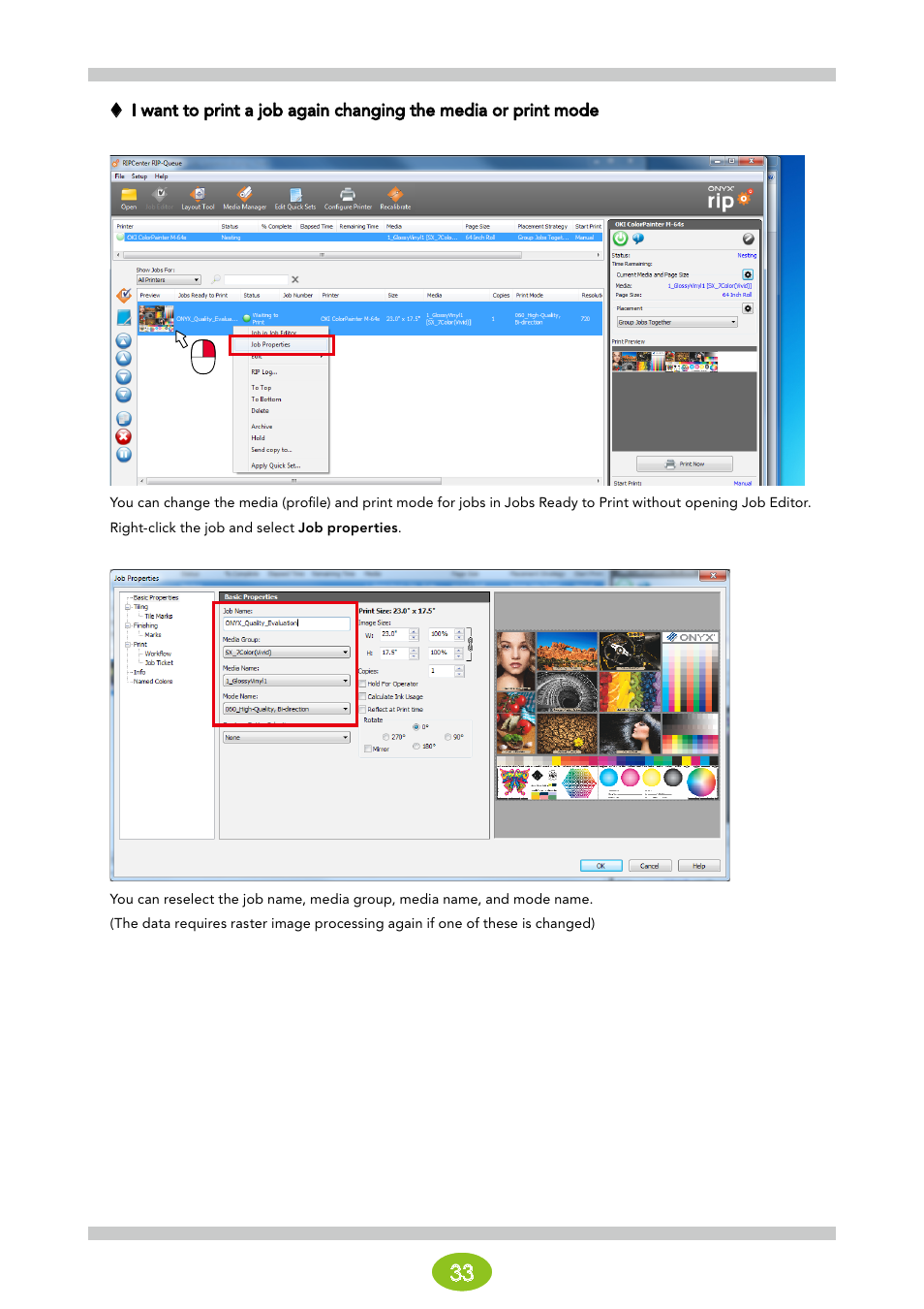 Oki ColorPainter E-64s User Manual | Page 33 / 146