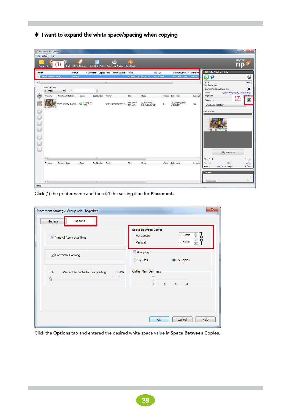 Oki ColorPainter E-64s User Manual | Page 38 / 146