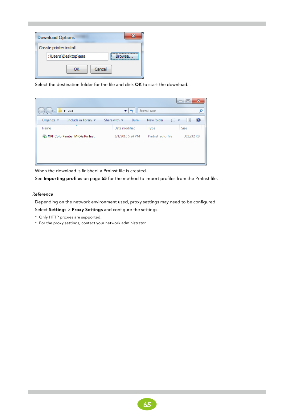 Oki ColorPainter E-64s User Manual | Page 65 / 146