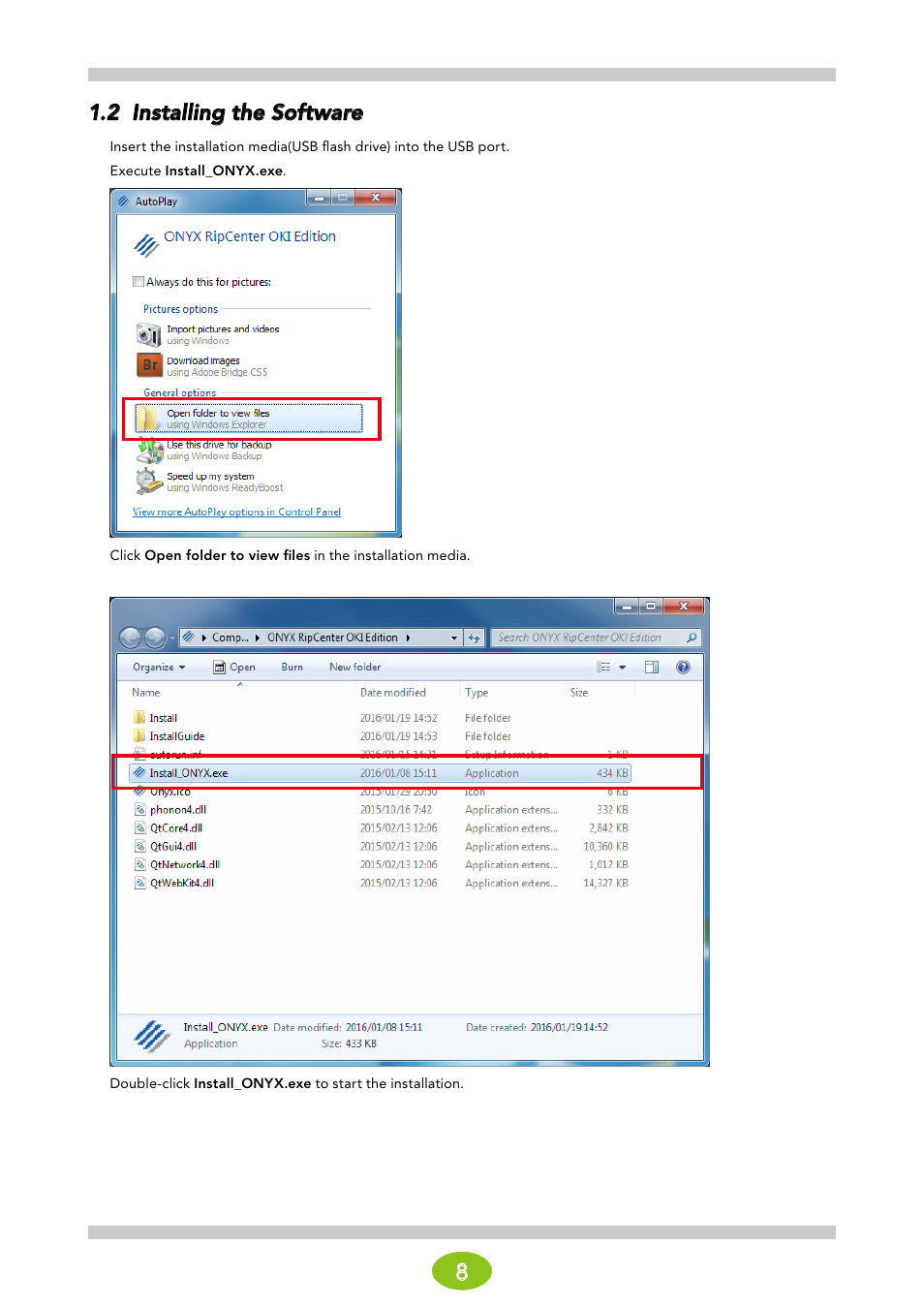 2 installing the software | Oki ColorPainter E-64s User Manual | Page 8 / 146