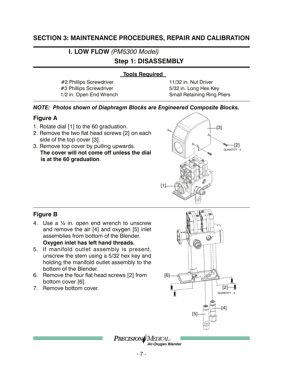 Precision Medical Air-Oxygen Blender User Manual | Page 8 / 34