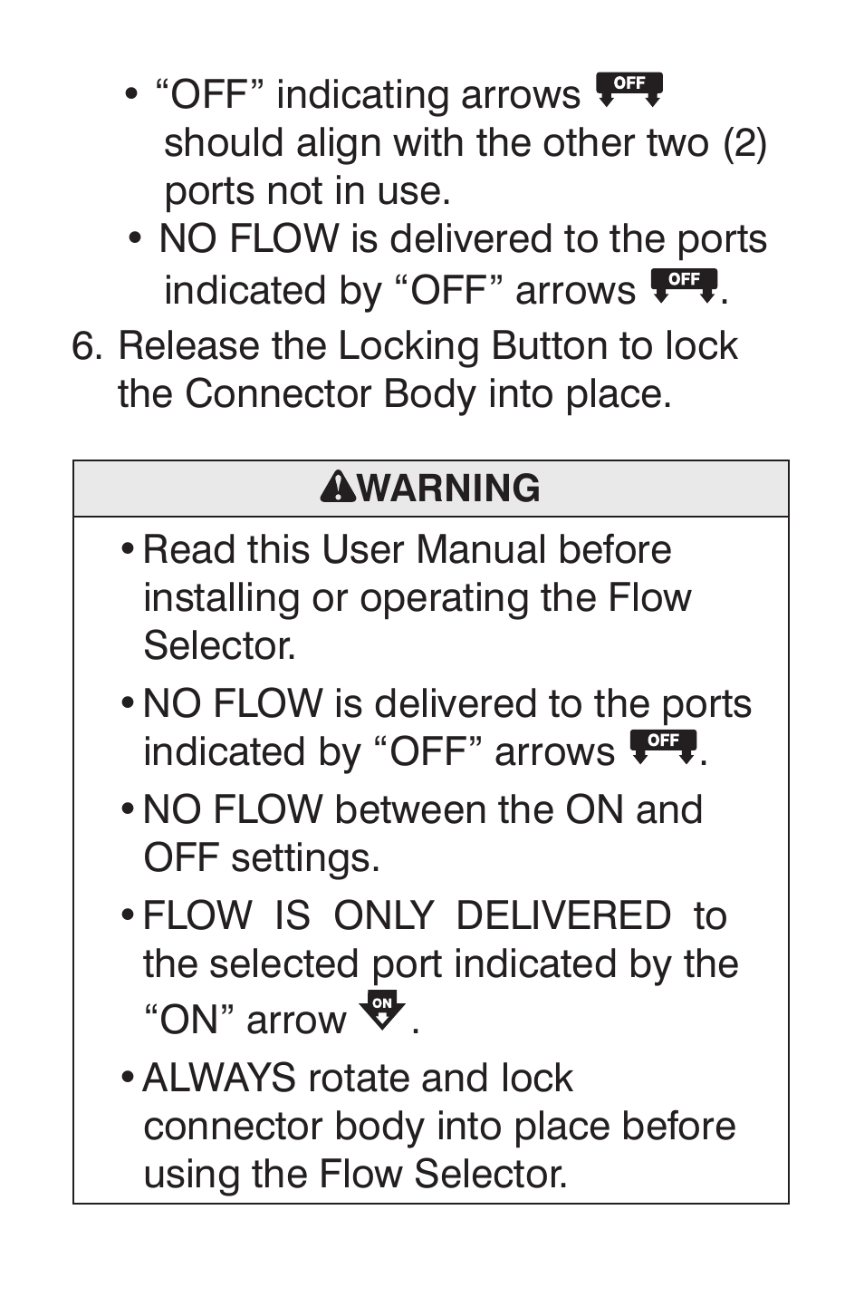 Precision Medical Flow Selector User Manual | Page 10 / 15