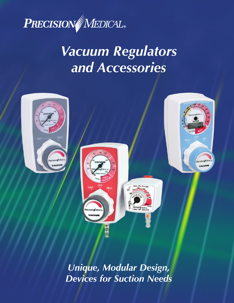 Precision Medical Digital Vacuum Regulator User Manual | 8 pages