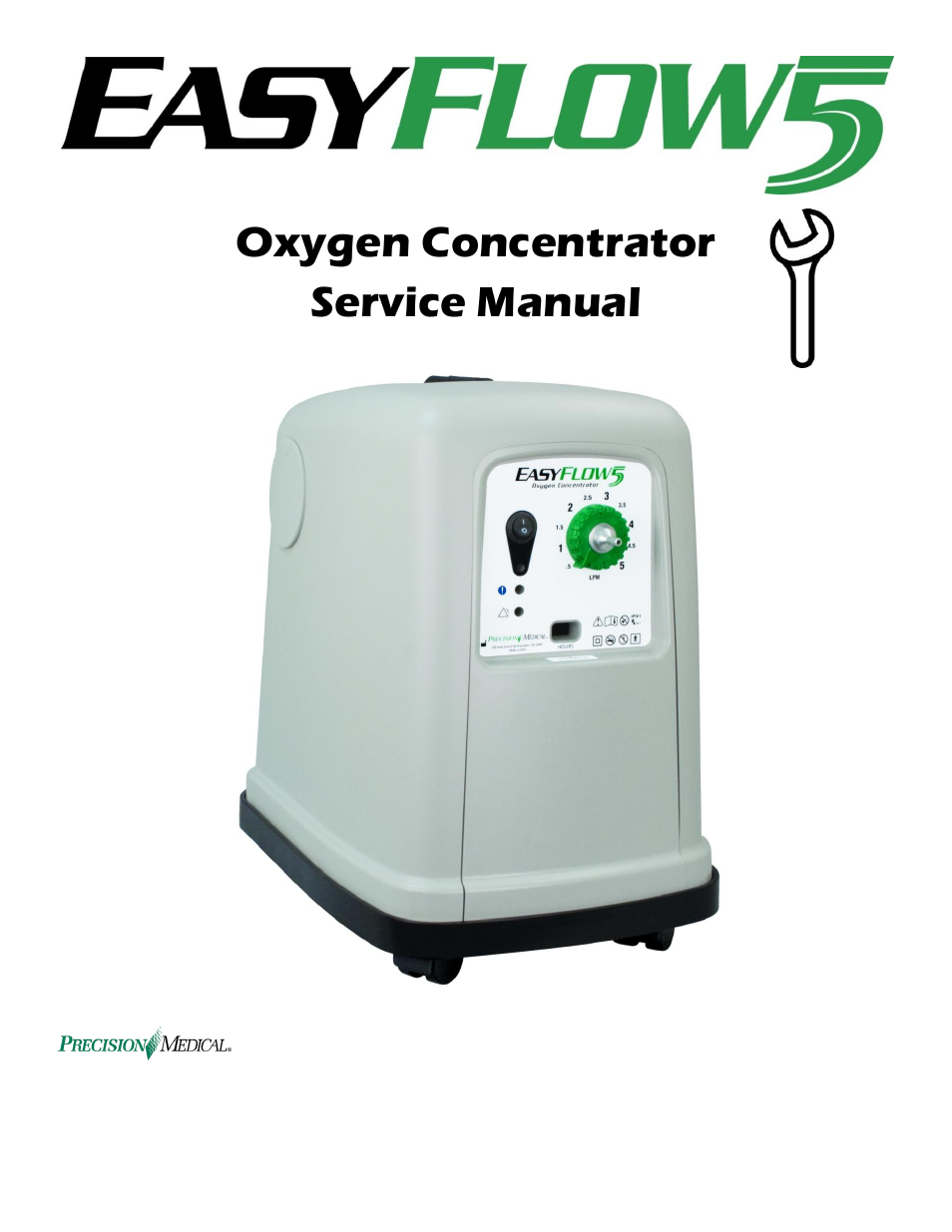 Precision Medical PM4351 EasyFlow5 User Manual | 22 pages