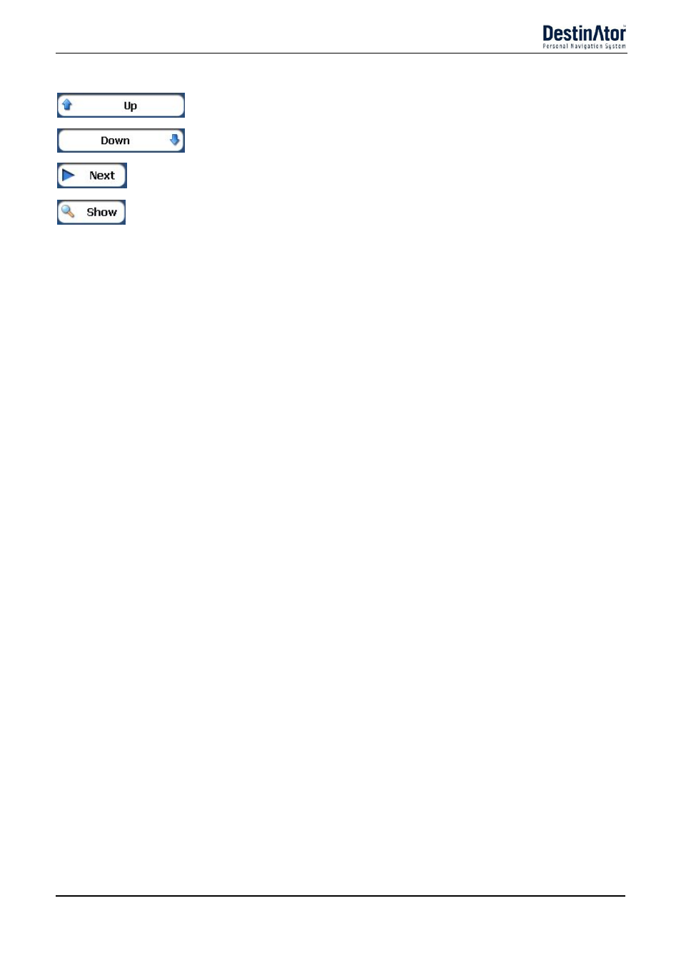 Stops actions, Set as origin, Add stop | Rename stop, Delete stop, Optimize route, Information | Destinator 6 User Manual | Page 32 / 45