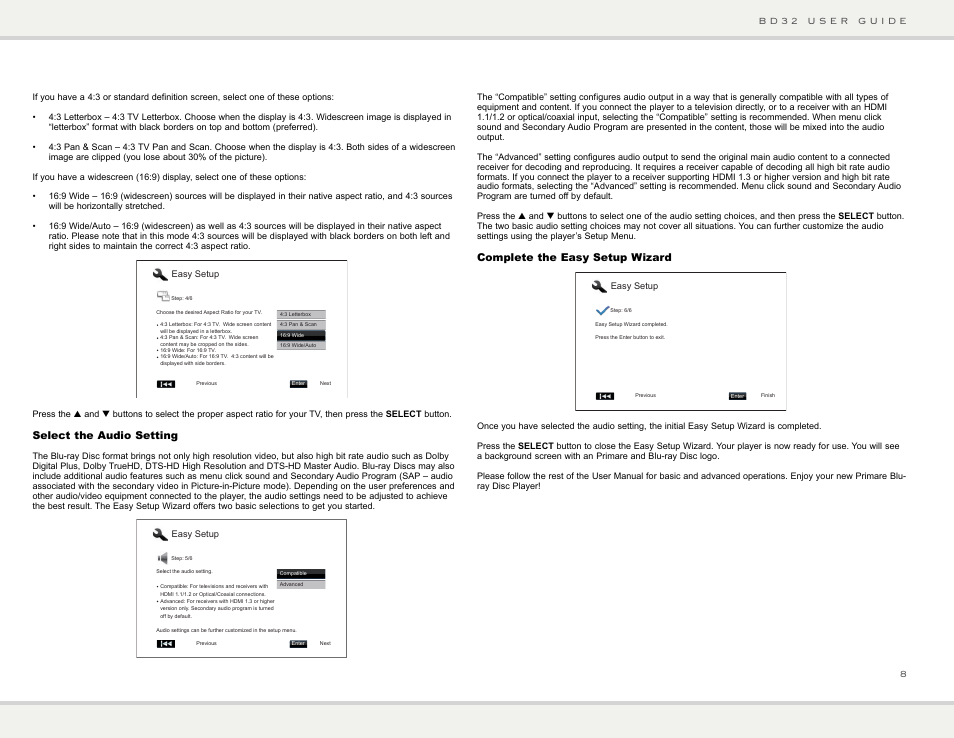 Primare BD32 universal player User Manual | Page 14 / 44