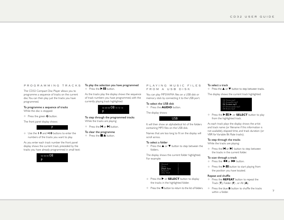 Primare CD32 CD player User Manual | Page 7 / 10