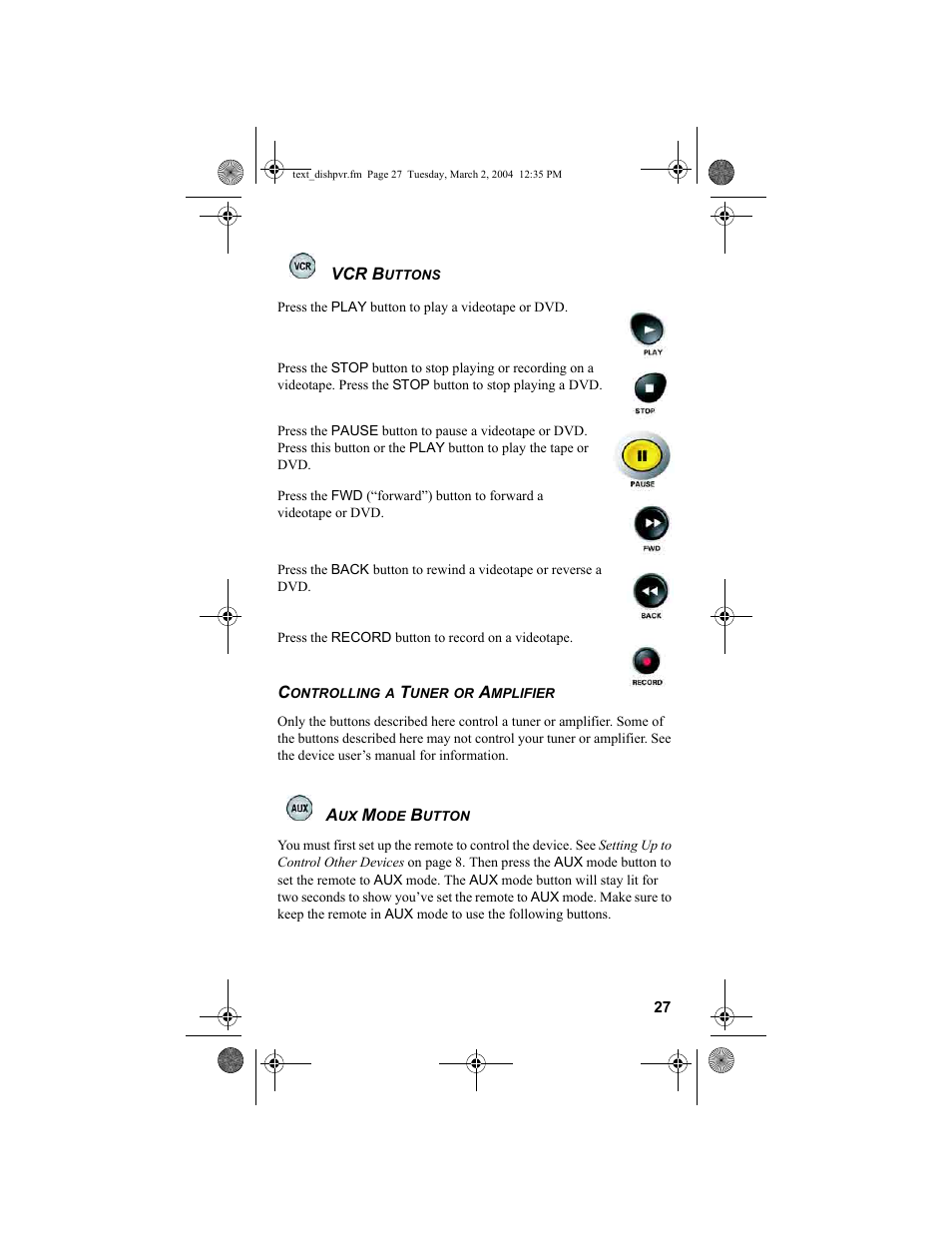Dish Network DISH 811 User Manual | Page 27 / 45