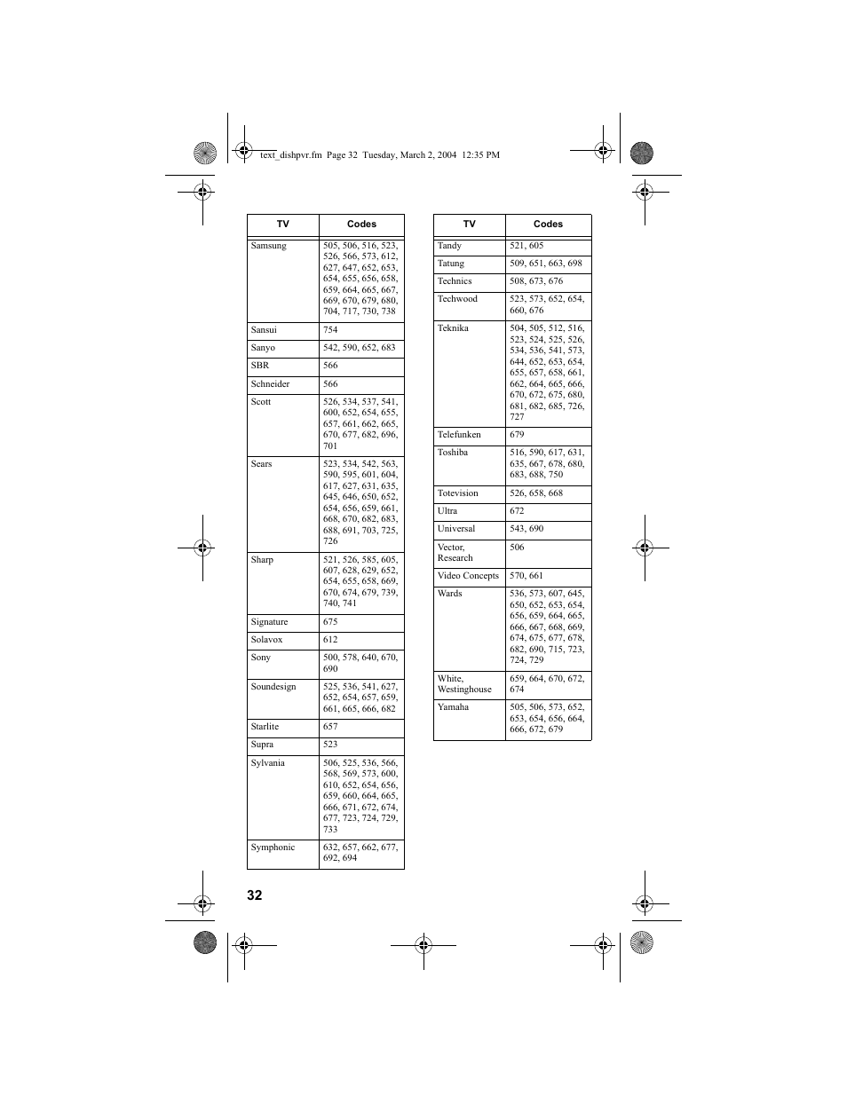 Dish Network DISH 811 User Manual | Page 32 / 45
