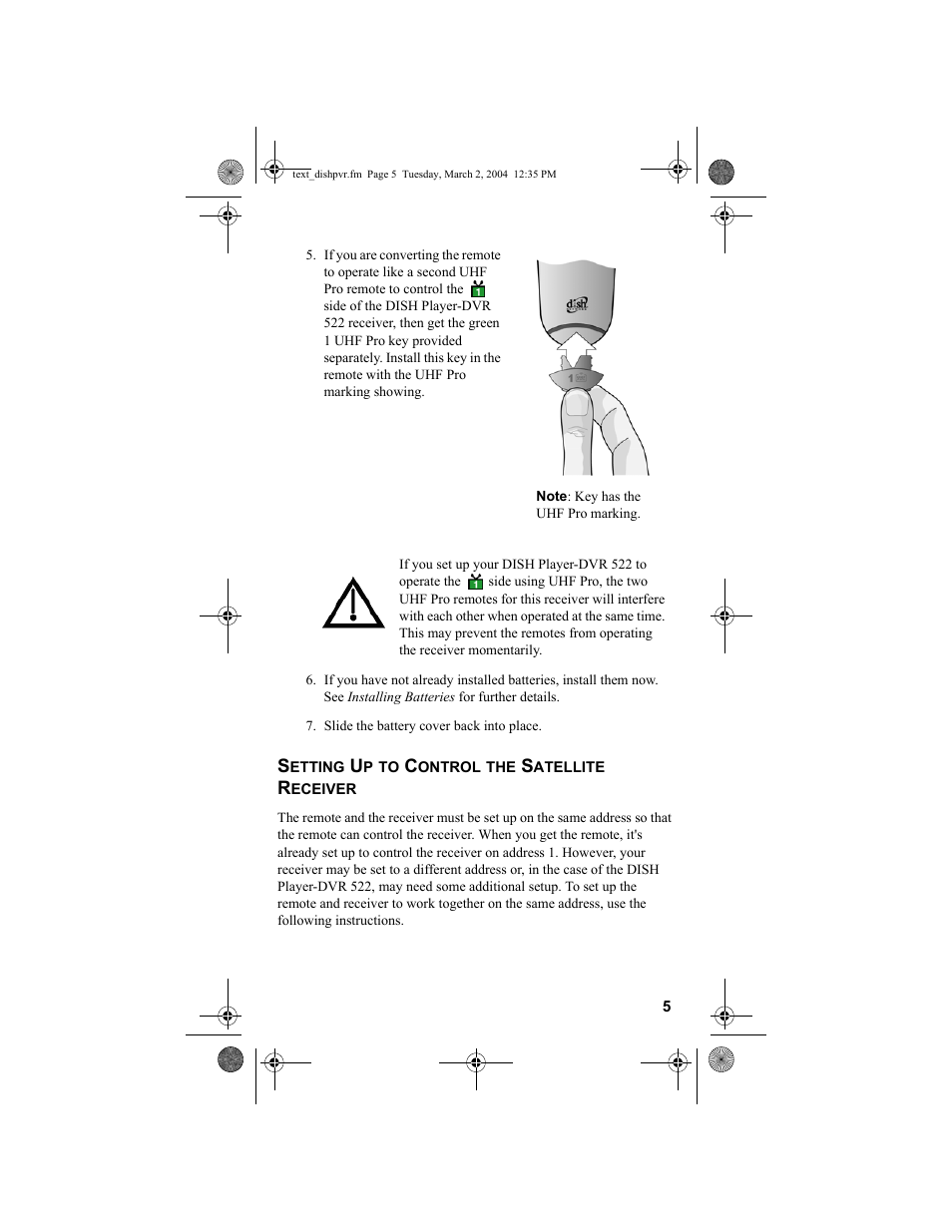 Dish Network DISH 811 User Manual | Page 5 / 45