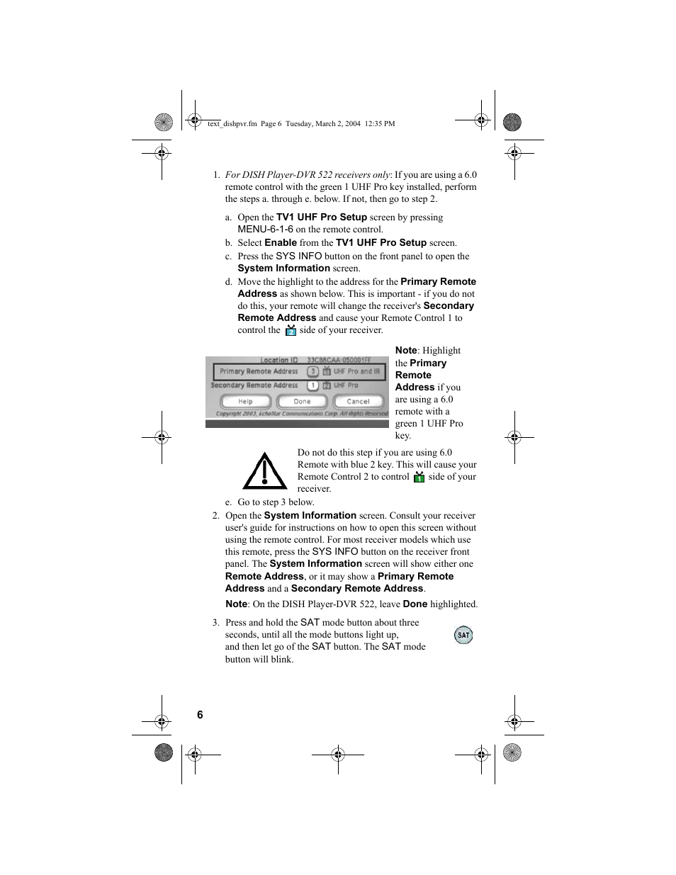 Dish Network DISH 811 User Manual | Page 6 / 45