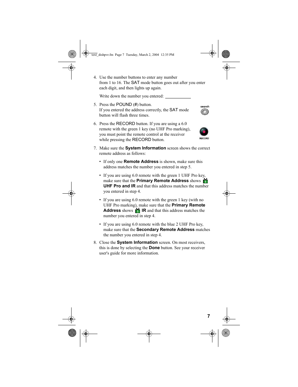 Dish Network DISH 811 User Manual | Page 7 / 45