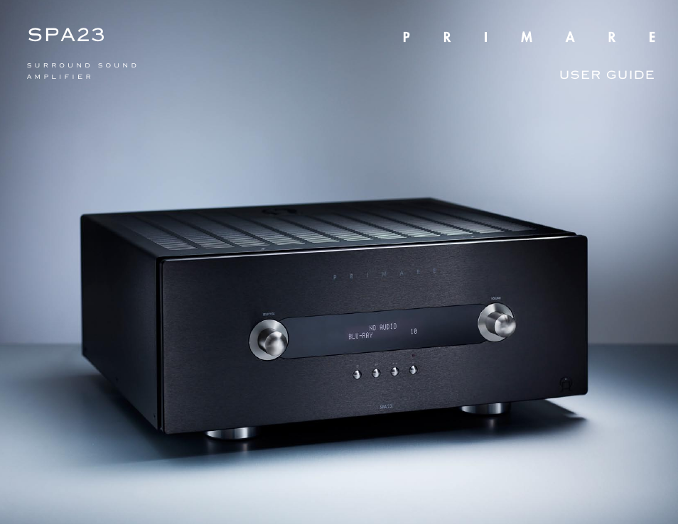 Primare SPA23 av integrated amp User Manual | 15 pages