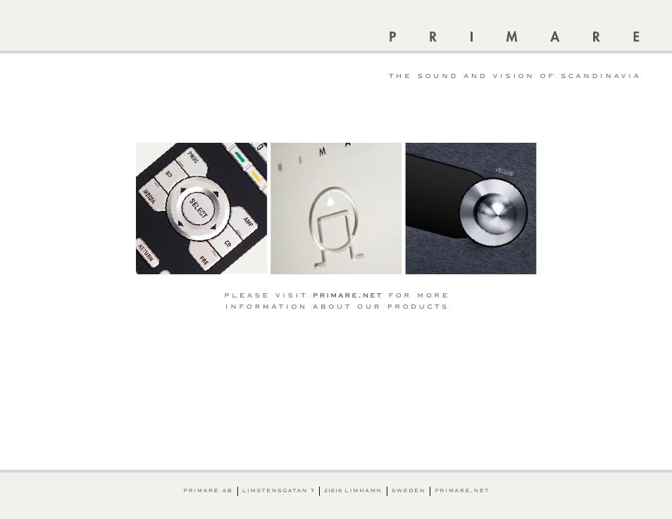 Primare SPA23 av integrated amp User Manual | Page 15 / 15