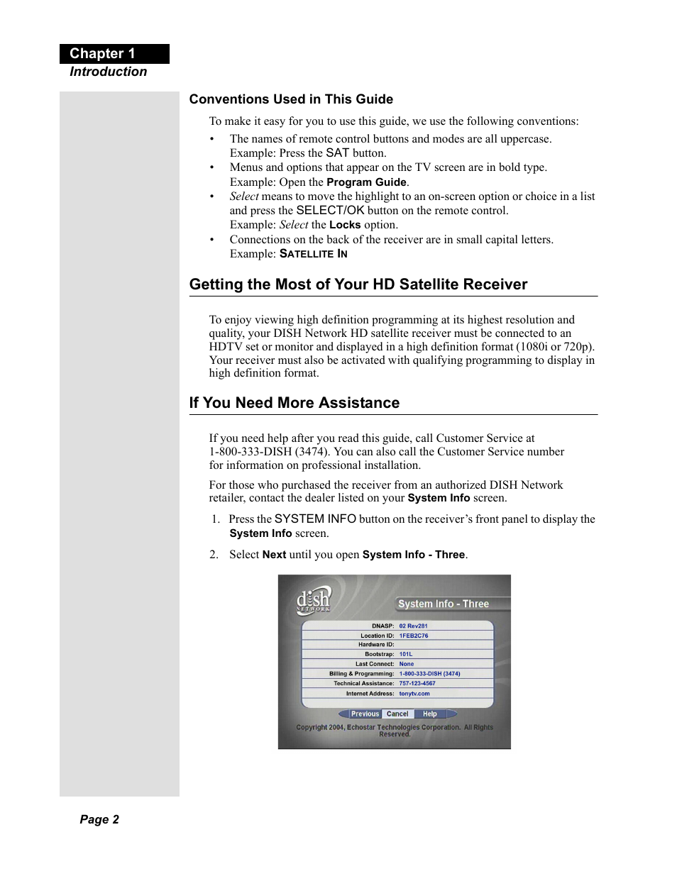 Getting the most of your hd satellite receiver, If you need more assistance | Dish Network Solo 811 User Manual | Page 7 / 110