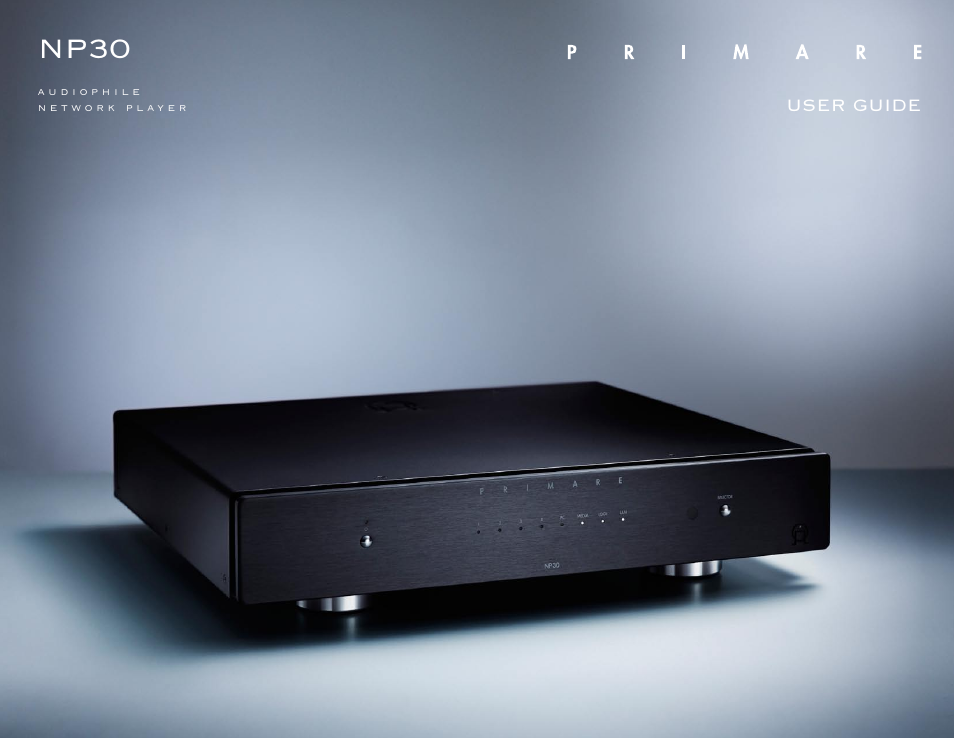 Primare NP30 network player User Manual | 10 pages