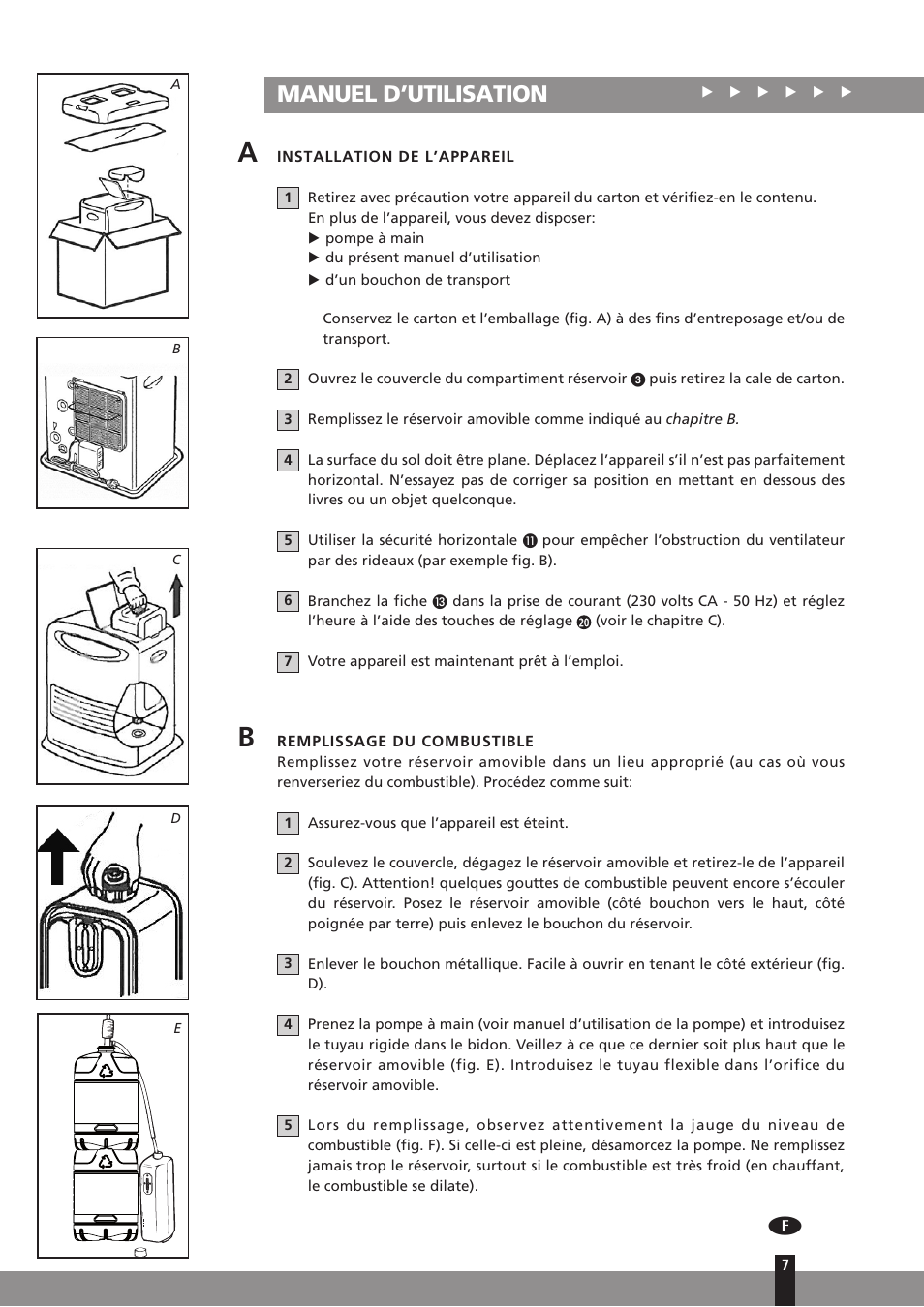 Manuel d’utilisation | Qlima SRE3230C User Manual | Page 29 / 184