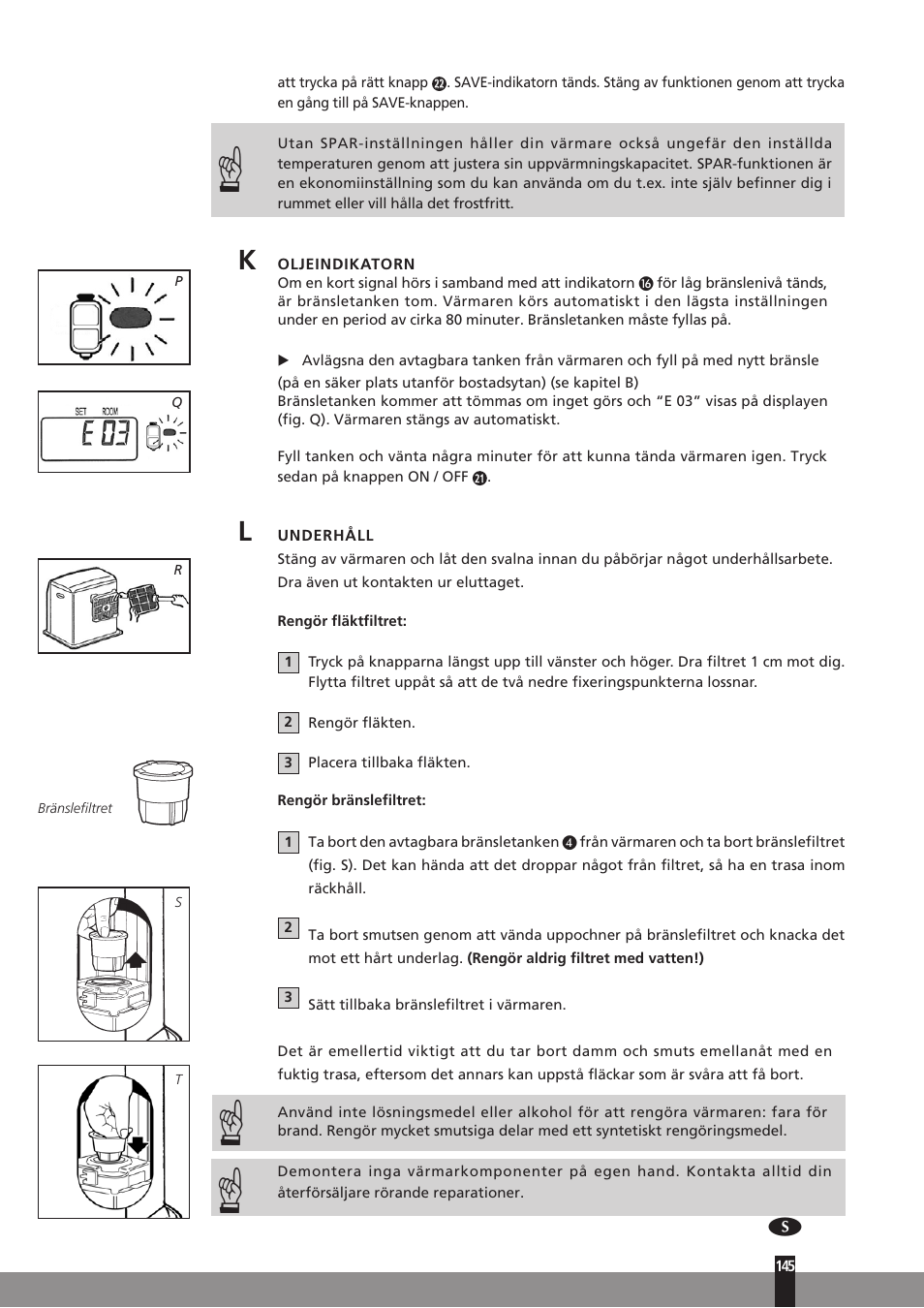 Qlima SRE3531TC User Manual | Page 167 / 184