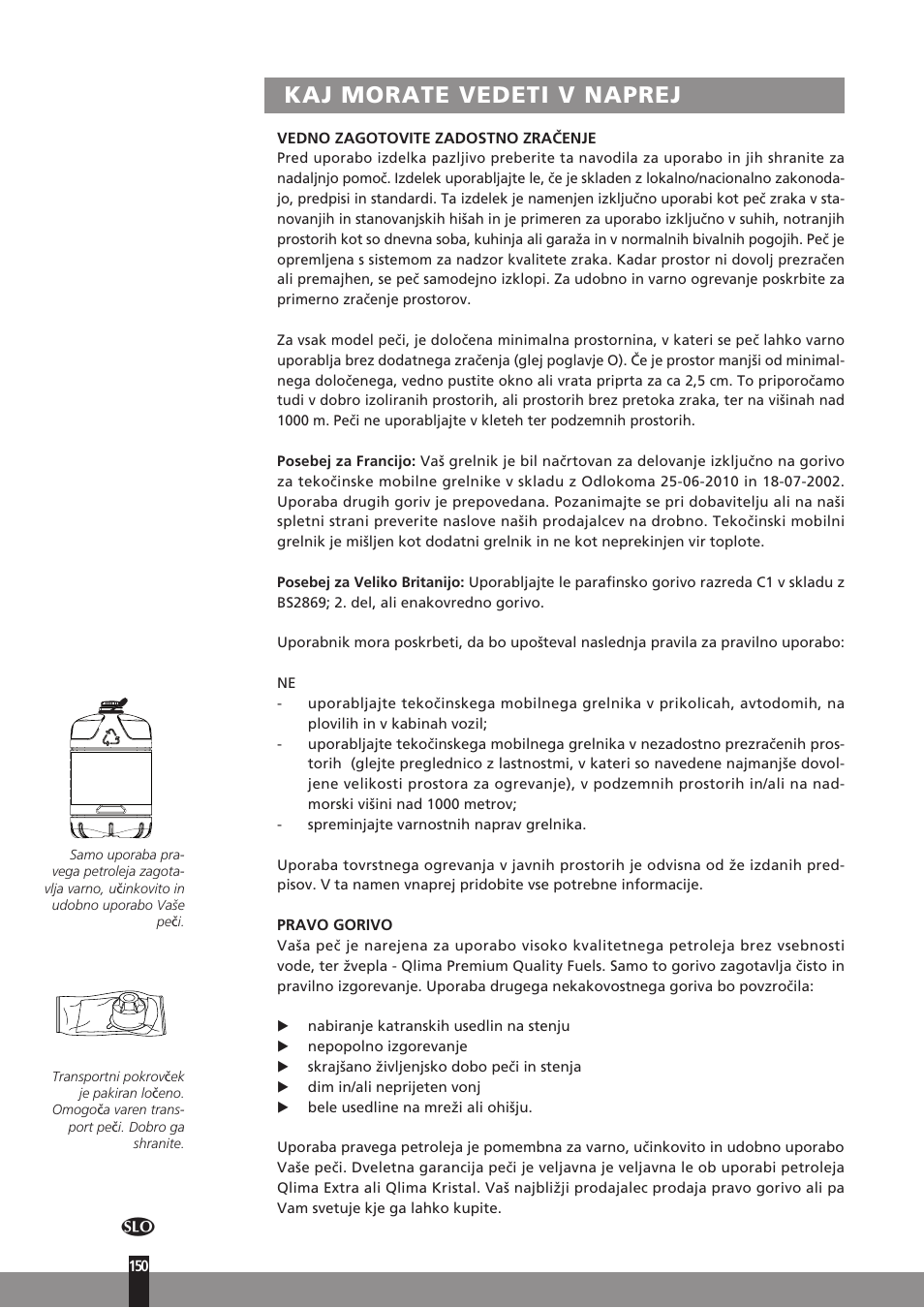 Kaj morate vedeti v naprej | Qlima SRE3531TC User Manual | Page 172 / 184