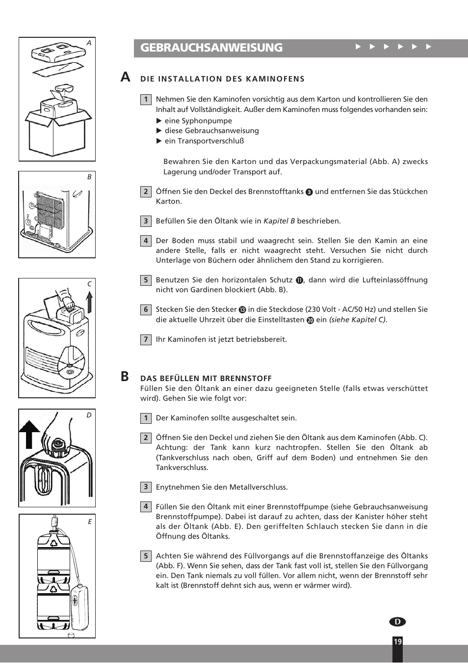 Gebrauchsanweisung | Qlima SRE3531TC User Manual | Page 41 / 184