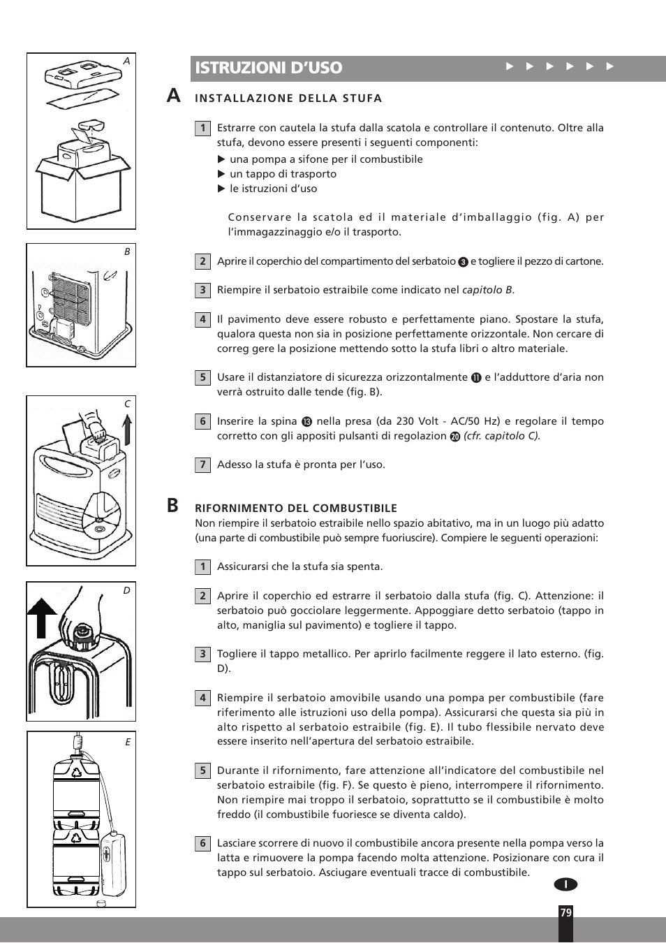 Istruzioni d’uso | Qlima SRE7037C User Manual | Page 101 / 184