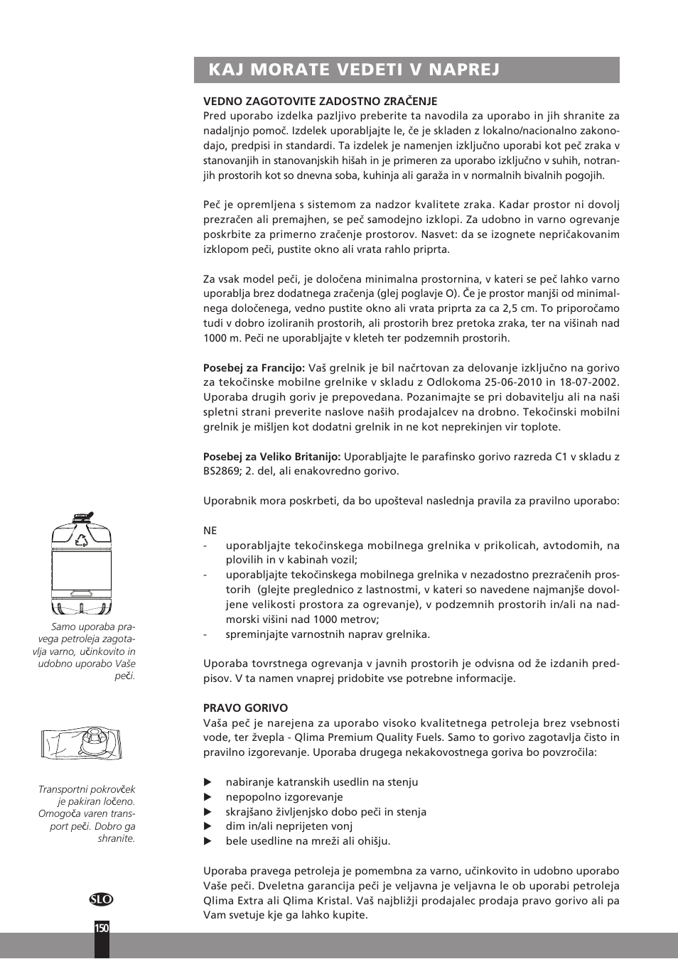 Kaj morate vedeti v naprej | Qlima SRE7037C User Manual | Page 172 / 184