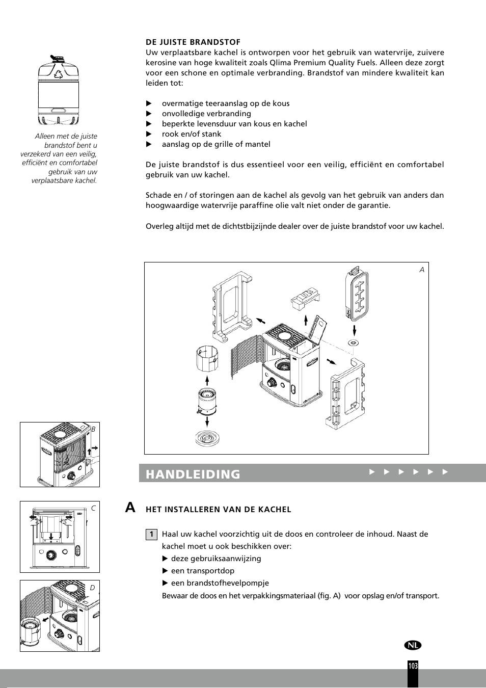 Handleiding | Qlima R7127TC User Manual | Page 103 / 162