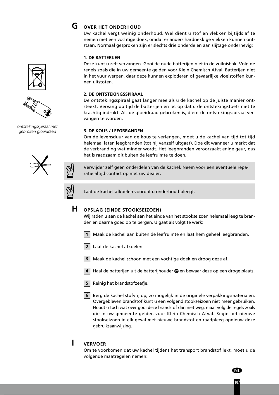 Qlima R7127TC User Manual | Page 107 / 162