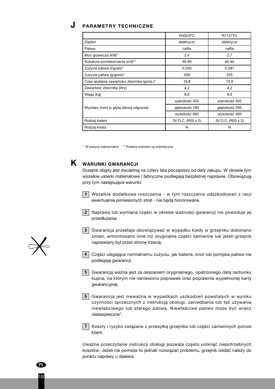 Qlima R7127TC User Manual | Page 132 / 162