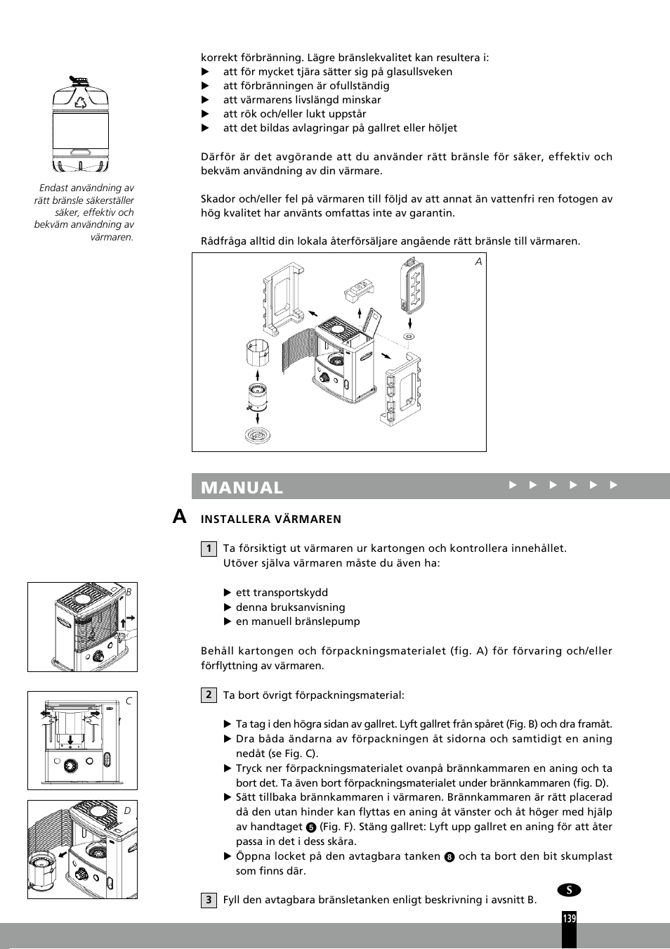 Manual | Qlima R7127TC User Manual | Page 139 / 162