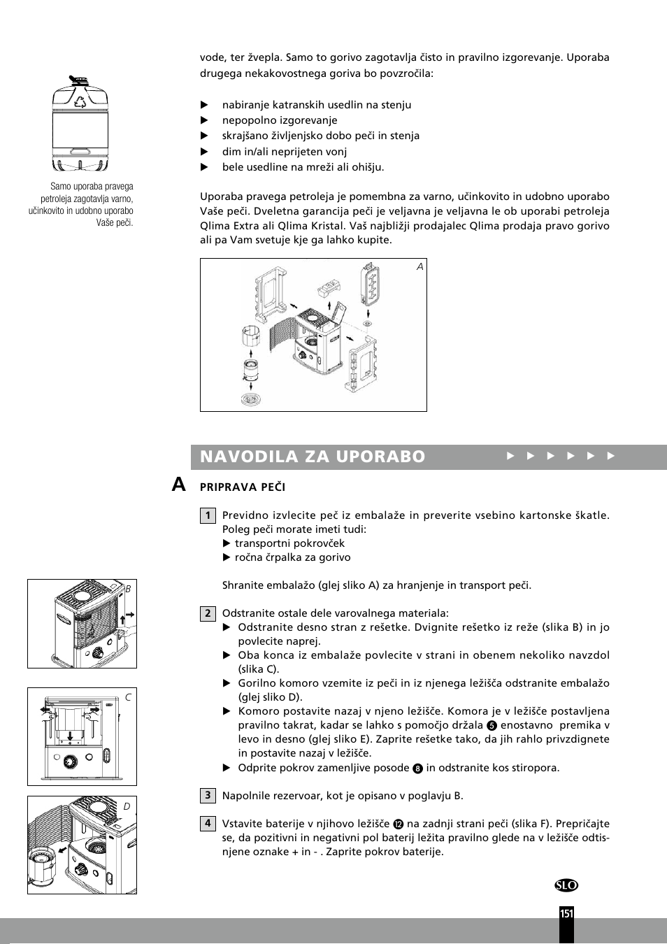 Navodila za uporabo | Qlima R7127TC User Manual | Page 151 / 162