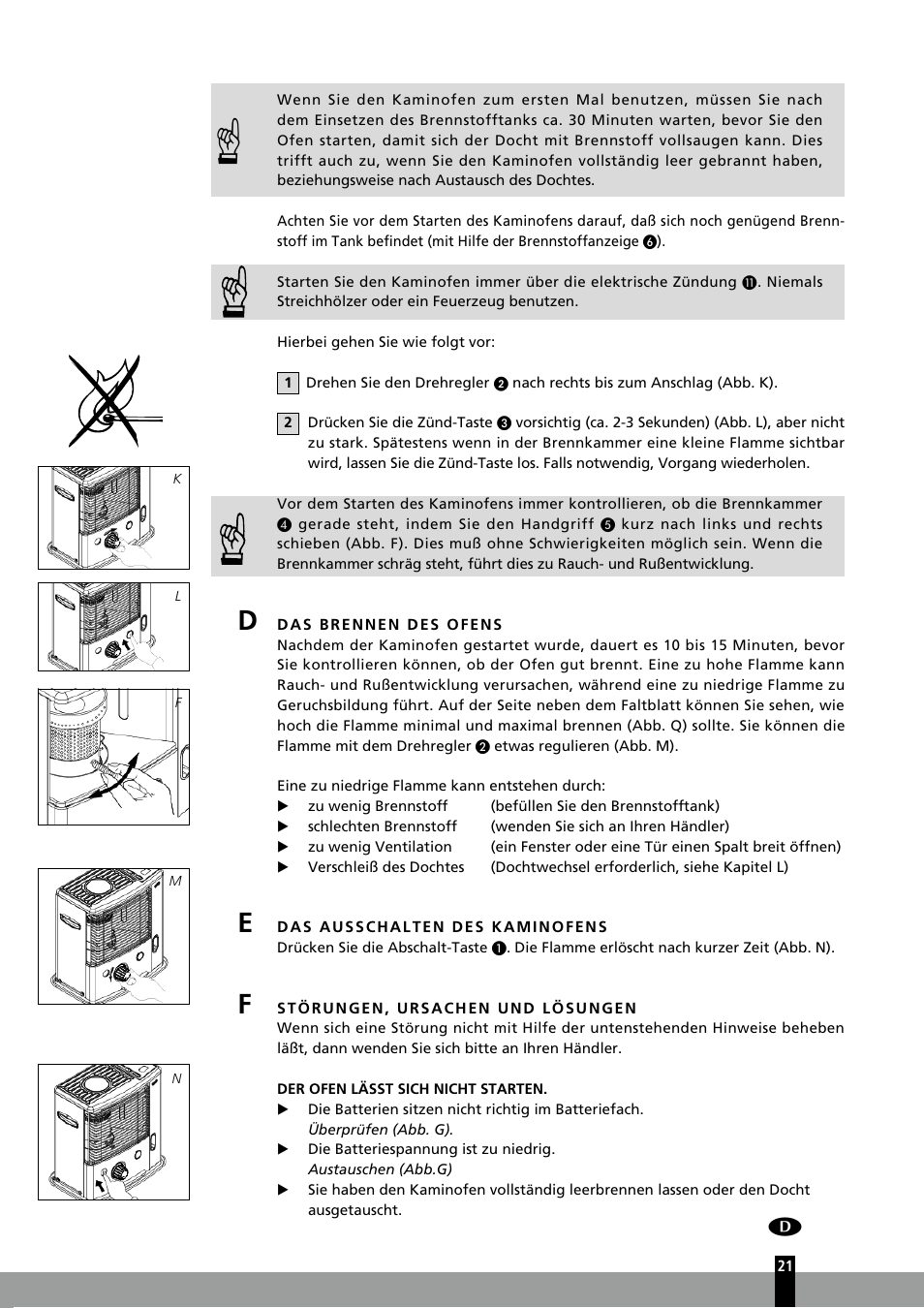 Qlima R7127TC User Manual | Page 21 / 162