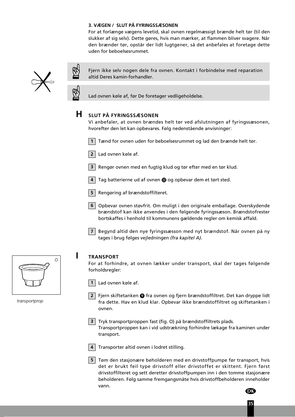 Qlima R7127TC User Manual | Page 35 / 162