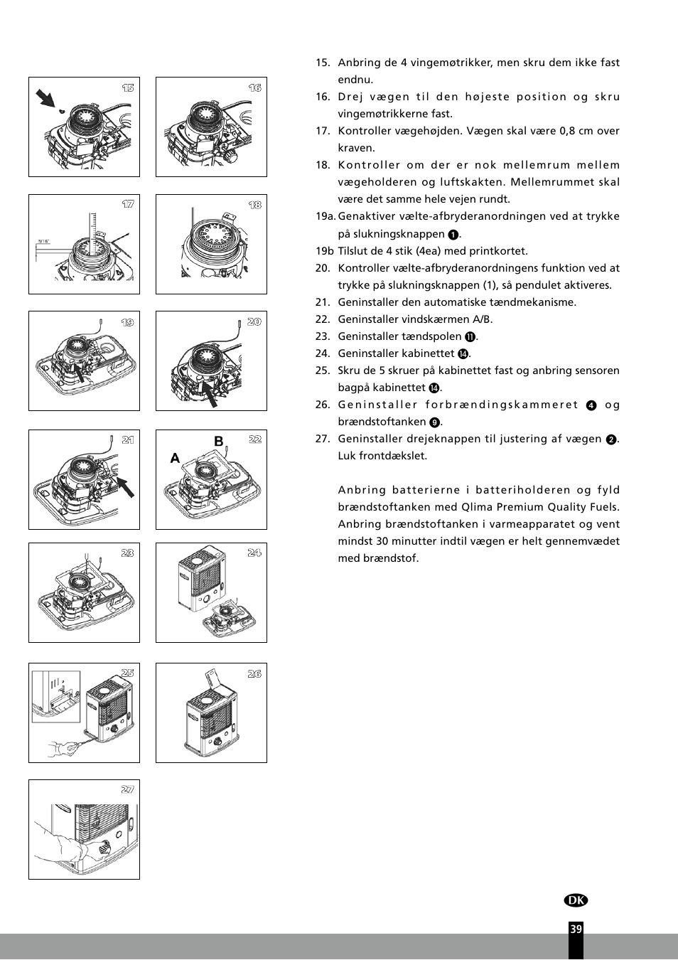 Qlima R7127TC User Manual | Page 39 / 162