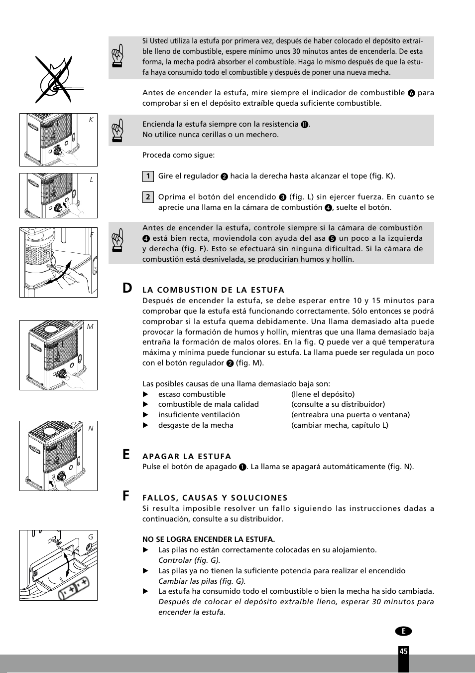 Qlima R7127TC User Manual | Page 45 / 162