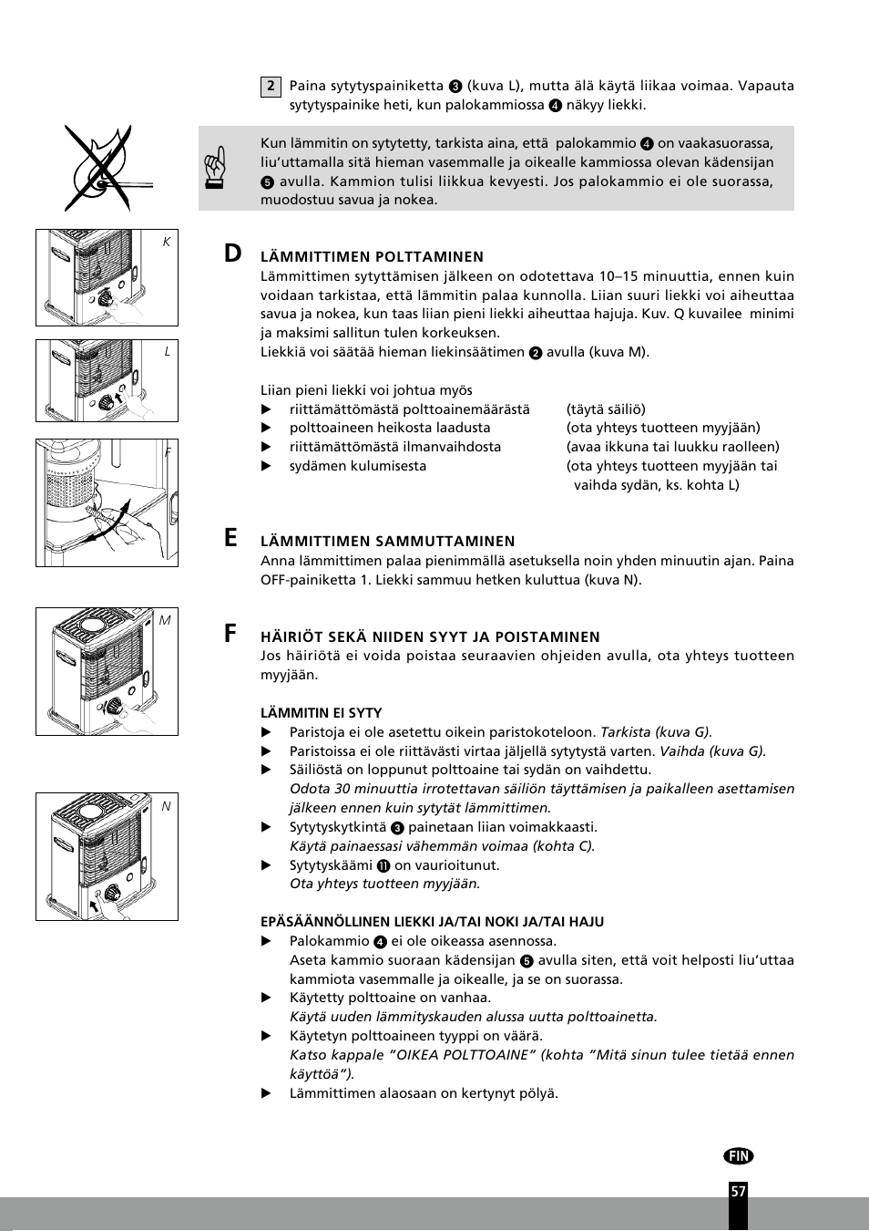 Qlima R7127TC User Manual | Page 57 / 162