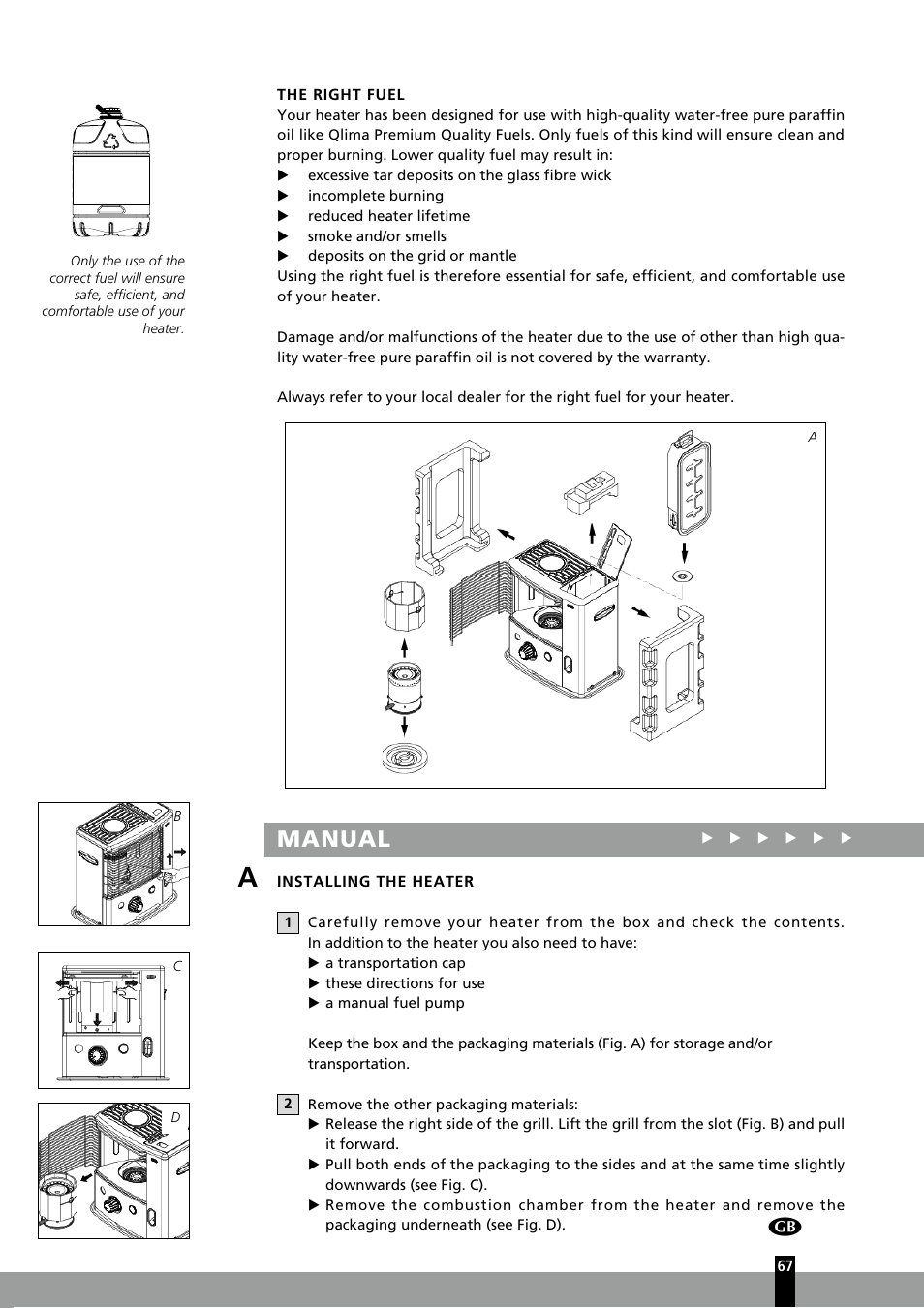 Manual | Qlima R7127TC User Manual | Page 67 / 162