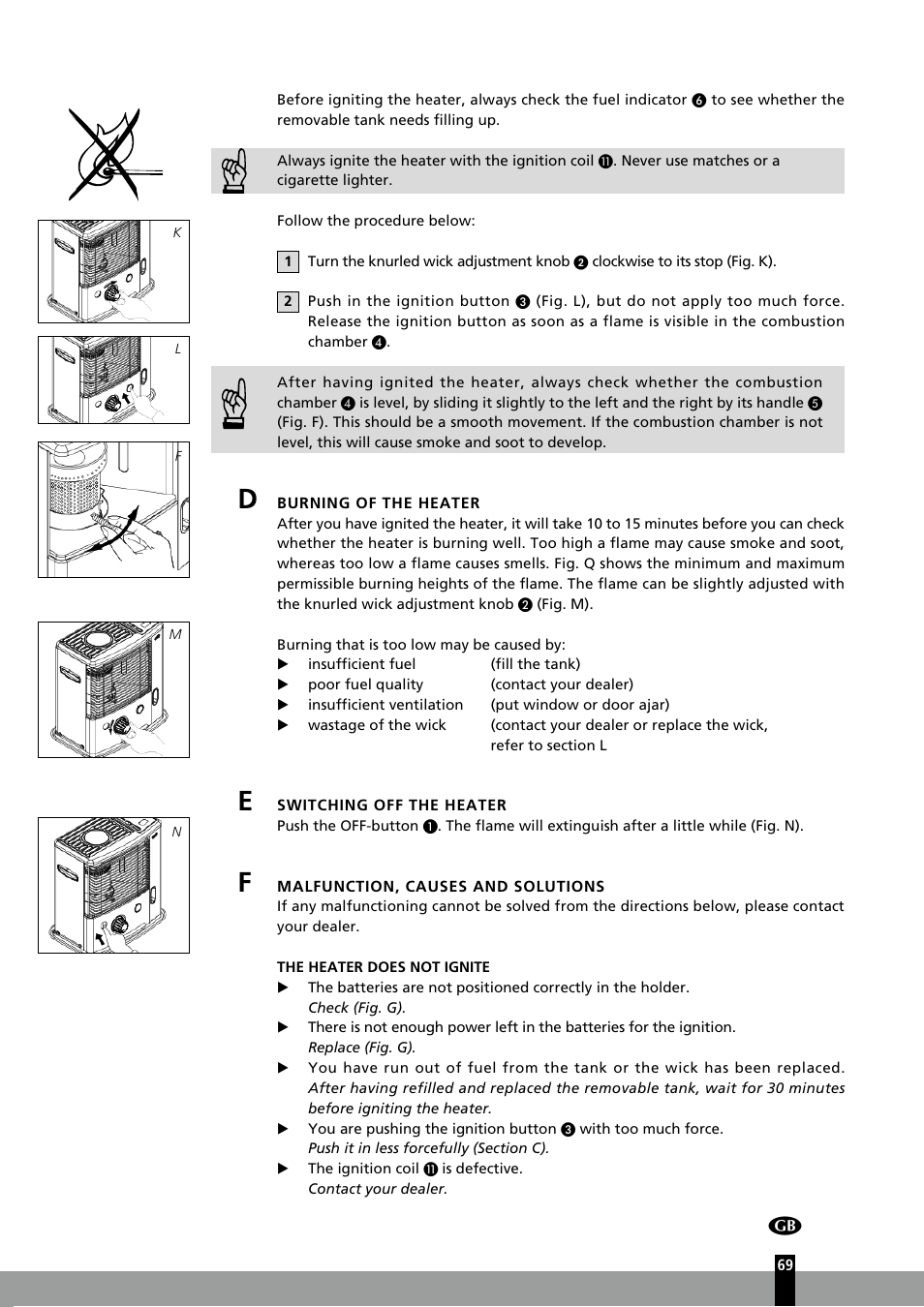 Qlima R7127TC User Manual | Page 69 / 162