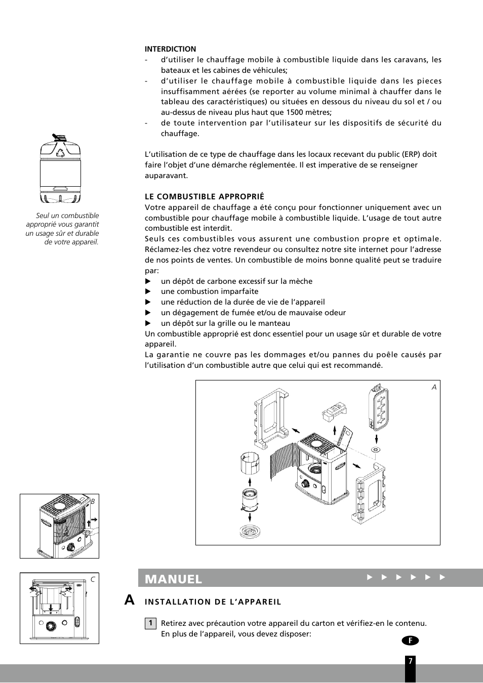 Manuel | Qlima R7127TC User Manual | Page 7 / 162