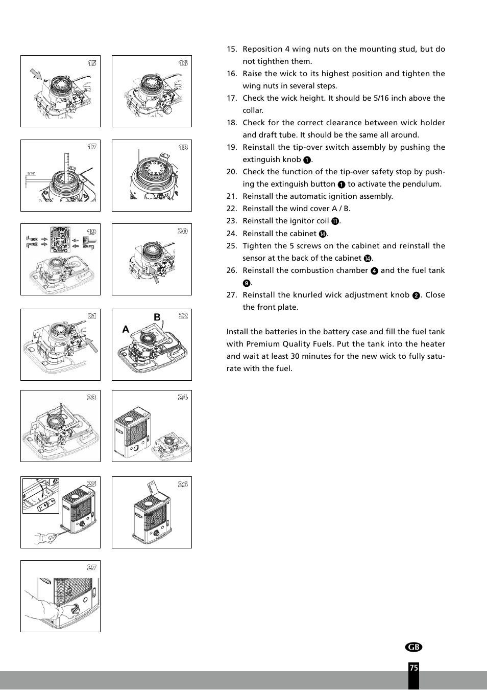 Qlima R7127TC User Manual | Page 75 / 162
