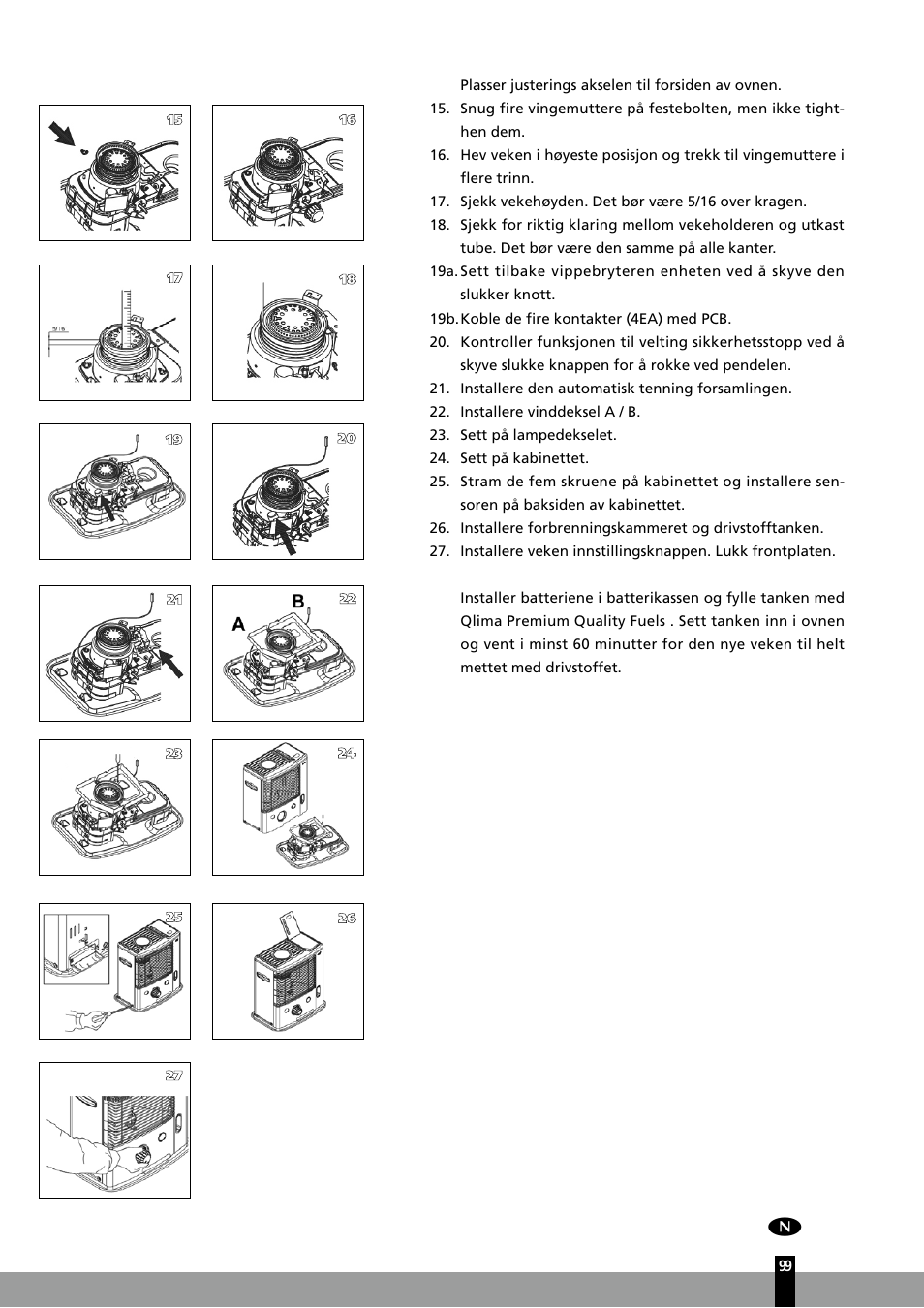 Qlima R7127TC User Manual | Page 99 / 162