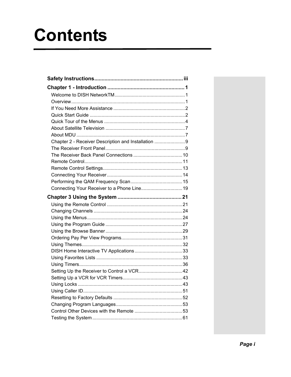 Dish Network Duo 322 User Manual | Page 2 / 98