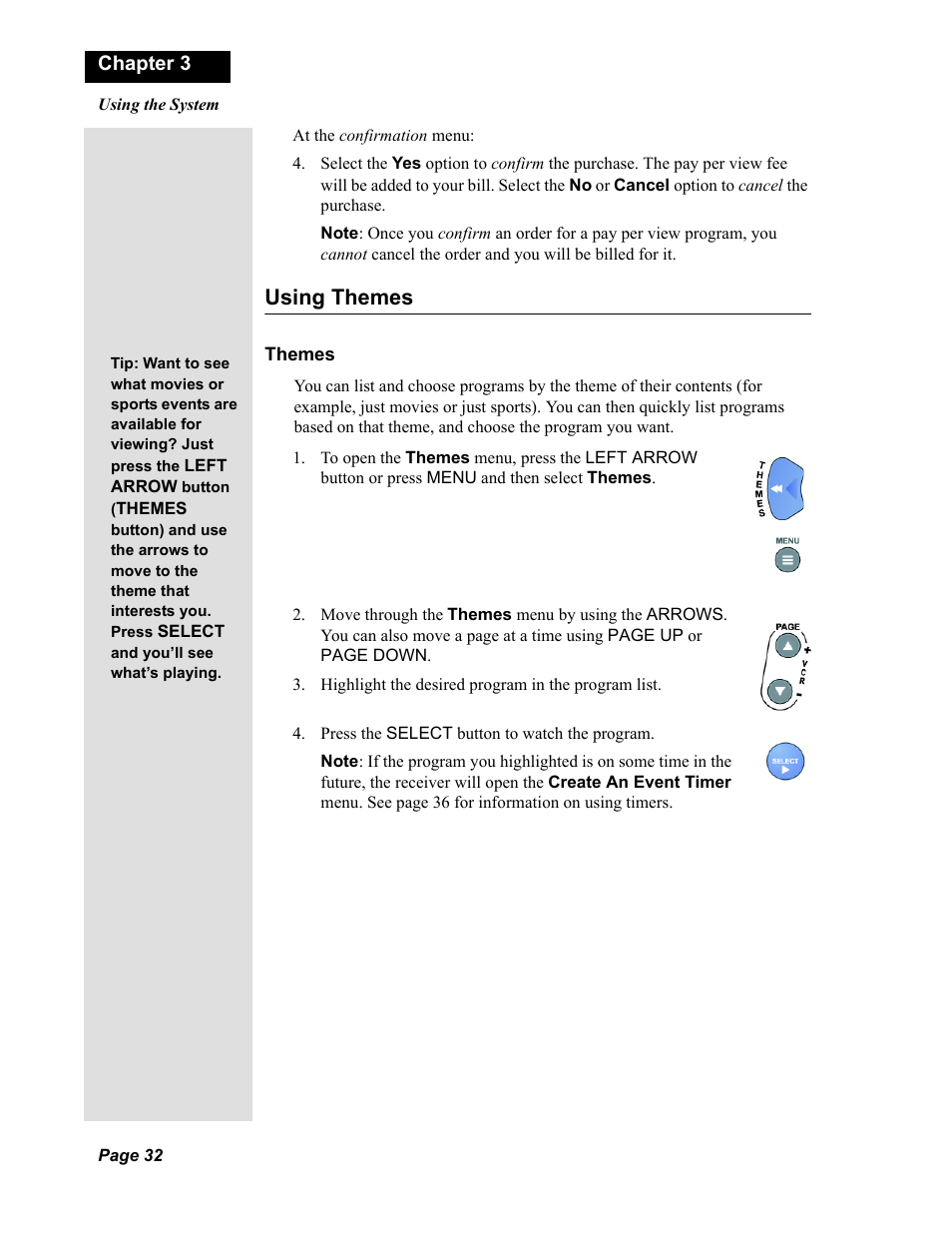 Using themes | Dish Network Duo 322 User Manual | Page 37 / 98