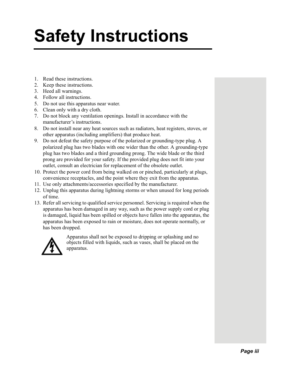Safety, Safety instructions | Dish Network Duo 322 User Manual | Page 4 / 98