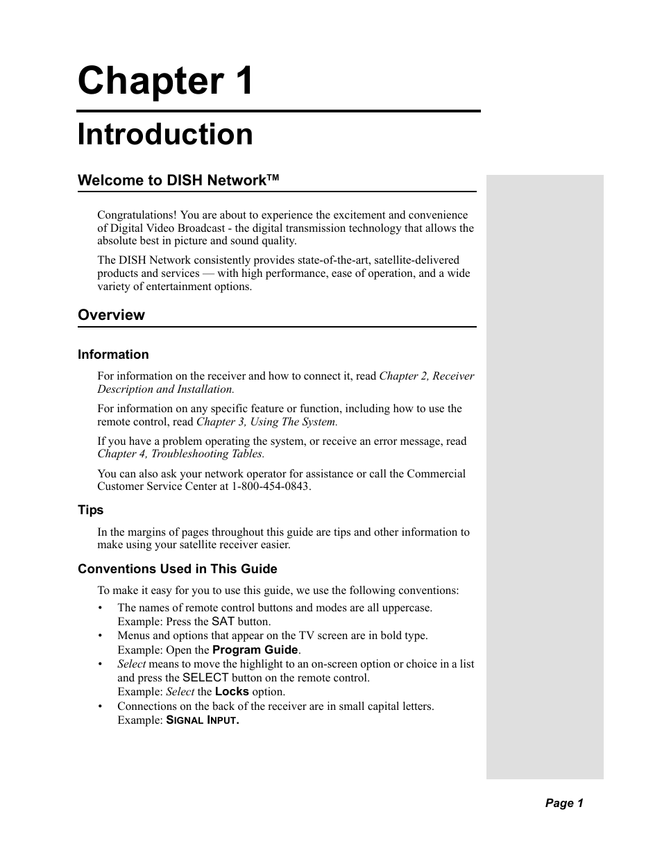 Chapter1, Chapter 1 - introduction, Welcome to dish networktm overview | Chapter 1, Introduction | Dish Network Duo 322 User Manual | Page 6 / 98