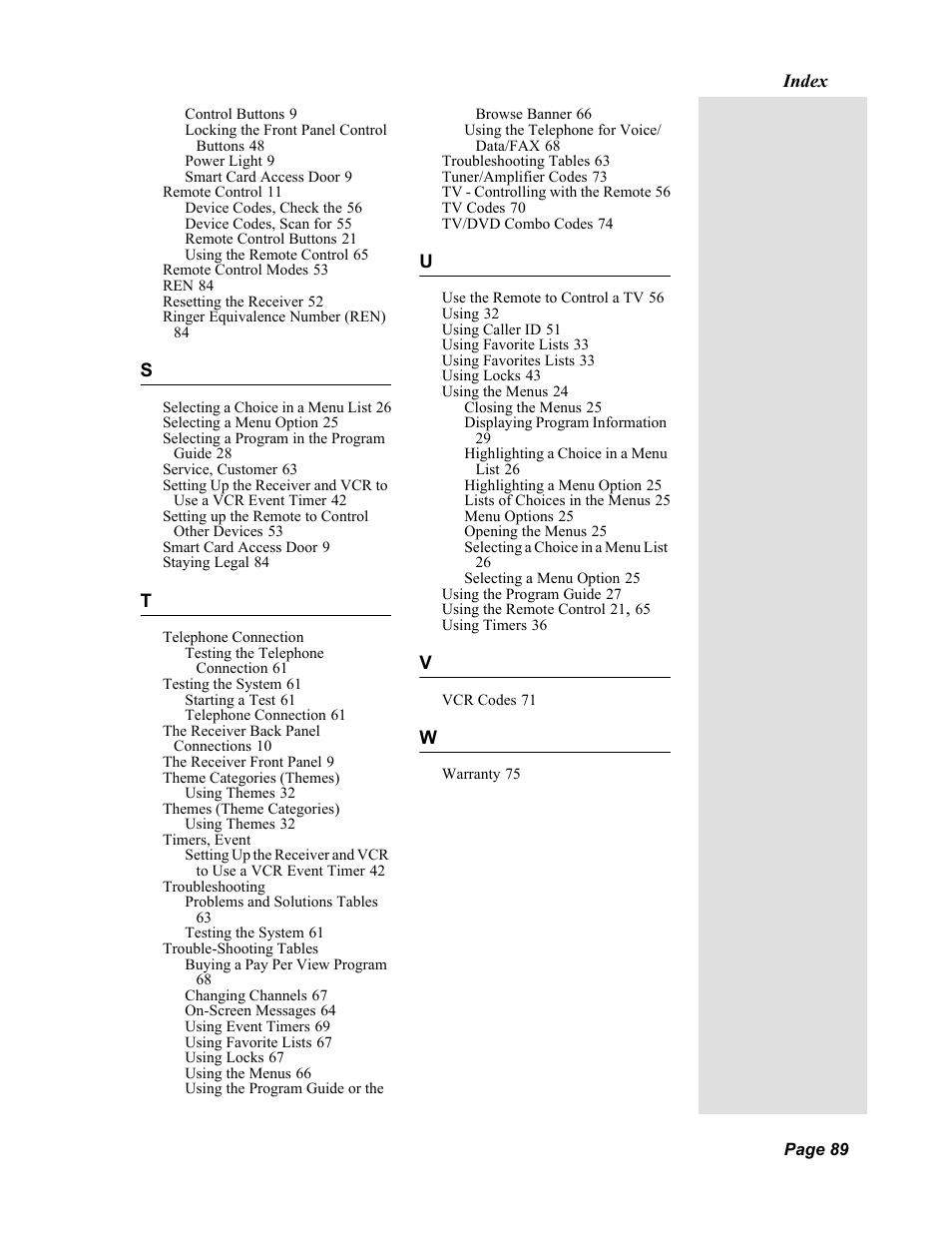Dish Network Duo 322 User Manual | Page 94 / 98