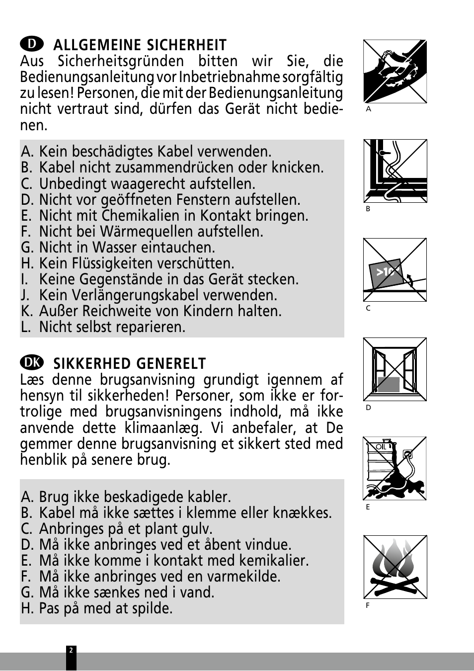 Qlima P126 User Manual | Page 2 / 104