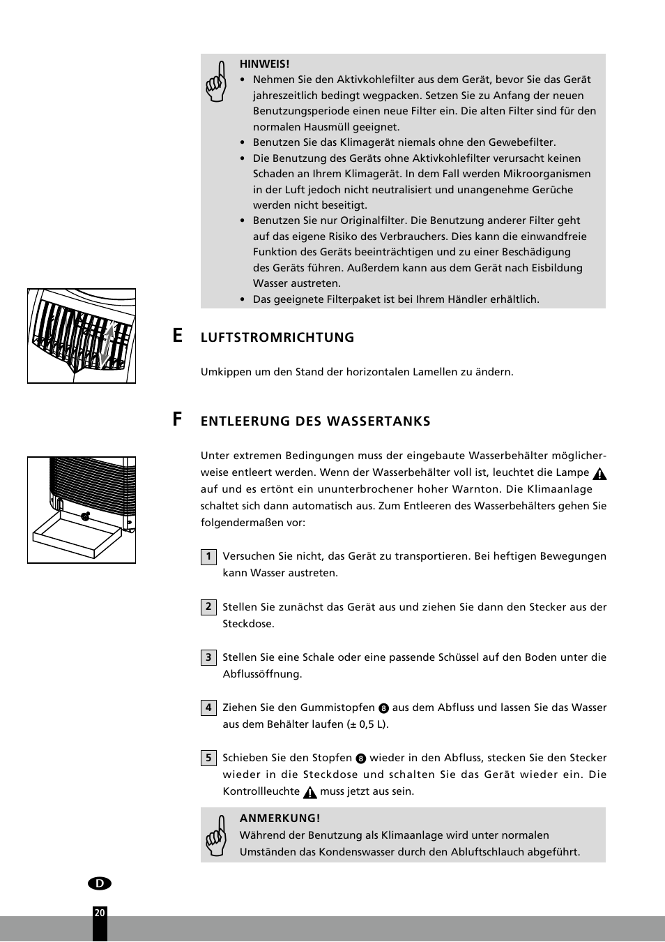 Qlima P126 User Manual | Page 20 / 104